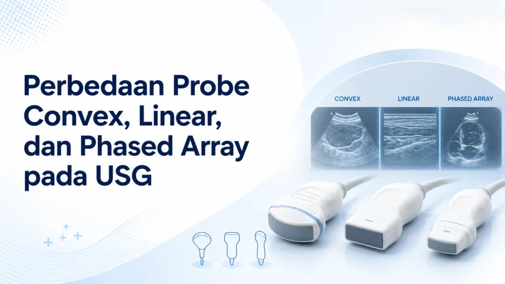 Perbedaan Probe Convex, Linear, dan Phased Array pada USG